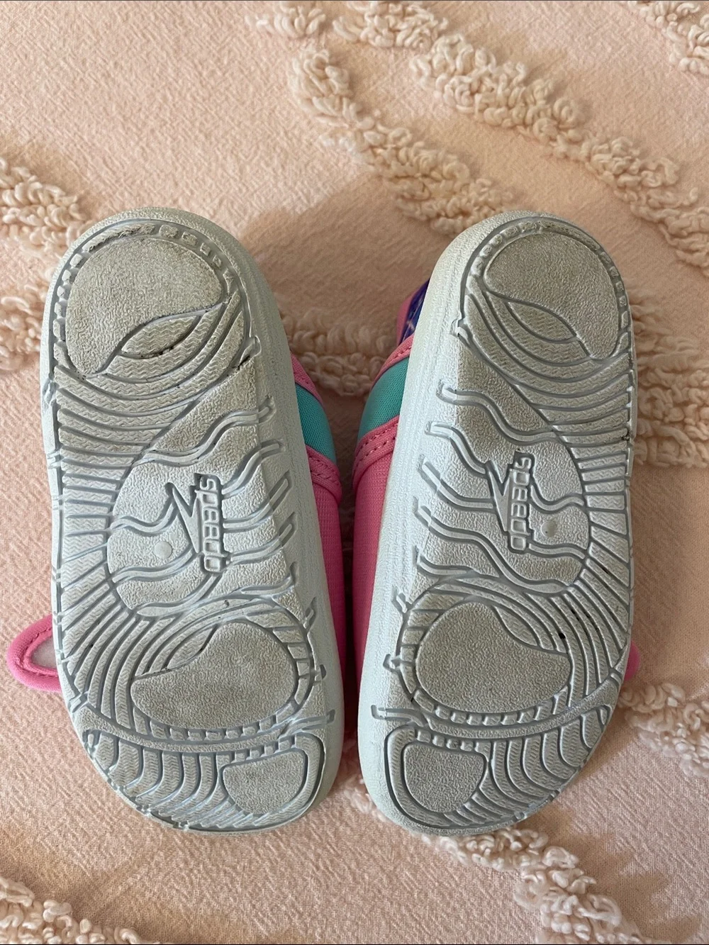 Speedo Kids Pink & Teal Floral Water Shoes